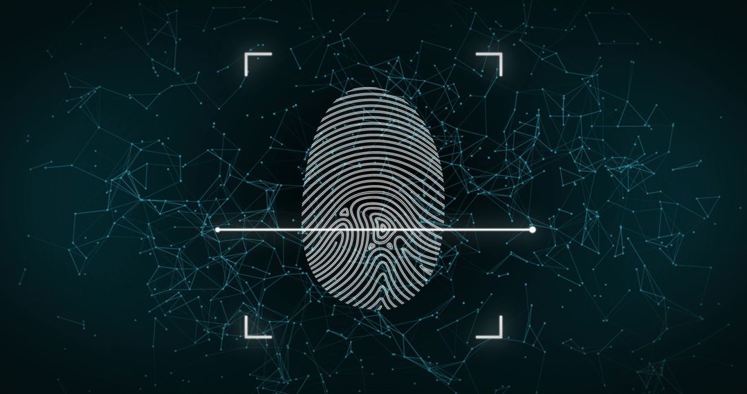 Digital Fingerprint Scanning with Data Network Connections