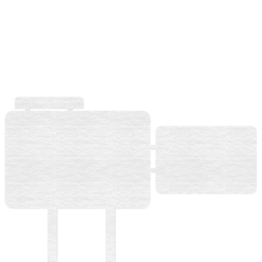 Blank Road Signs on Transparent Background for Customization