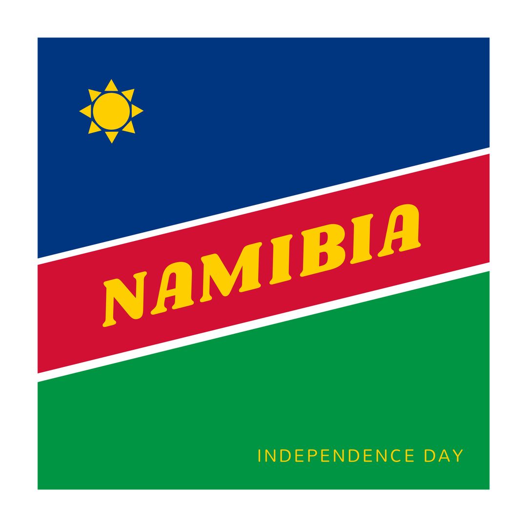 Namibia Independence Day Celebration Poster Design
