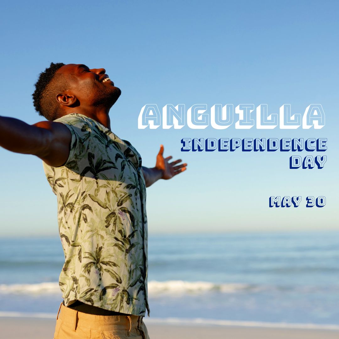 Joyful Celebration on Anguilla Independence Day at Beach