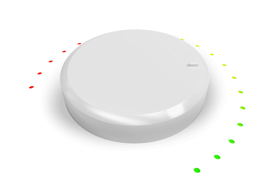 Transparent Temperature Control Knob with Color Indicators - Download Free Stock Images Pikwizard.com