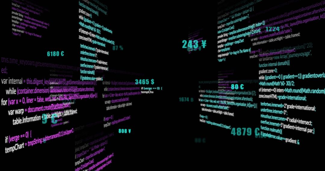 3D Coding Environment with Digital Code Lines - Free Images, Stock Photos and Pictures on Pikwizard.com