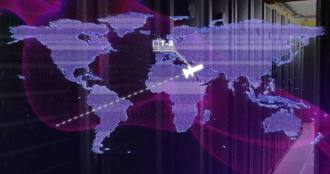 Global Data Transfer with Digital Map Interface
