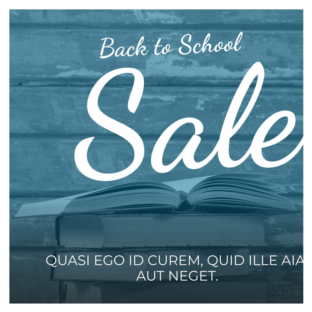 Back to School Sale Flyer with Open Book and Inspirational Quote - Download Free Stock Templates Pikwizard.com