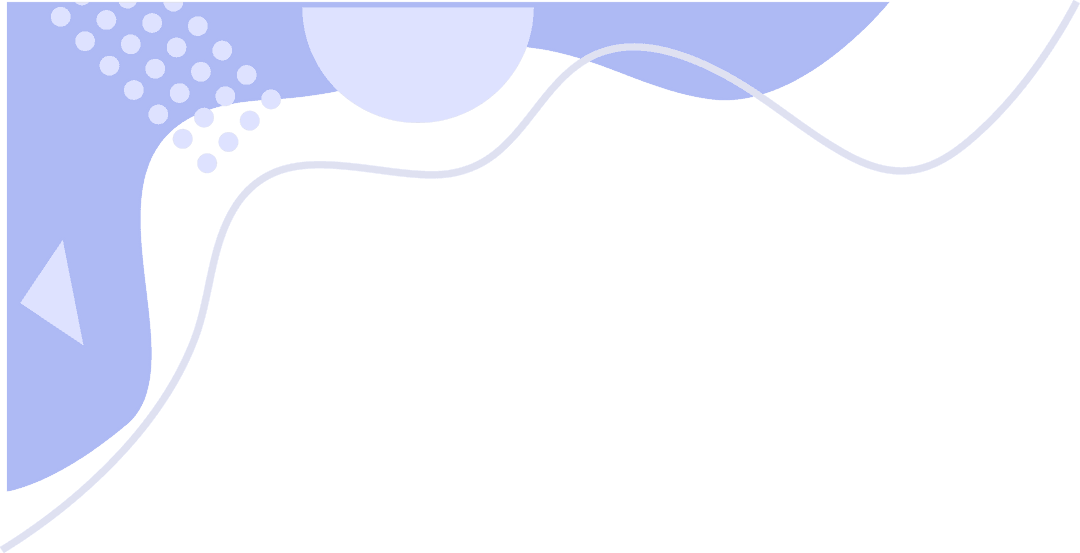 Abstract Purple and White Fluid Forms with Transparent Background