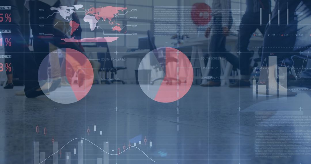 Global Financial Analysis with Business Professionals in Discussion