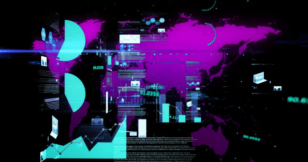 Global Financial Data Process with Digital Overlay