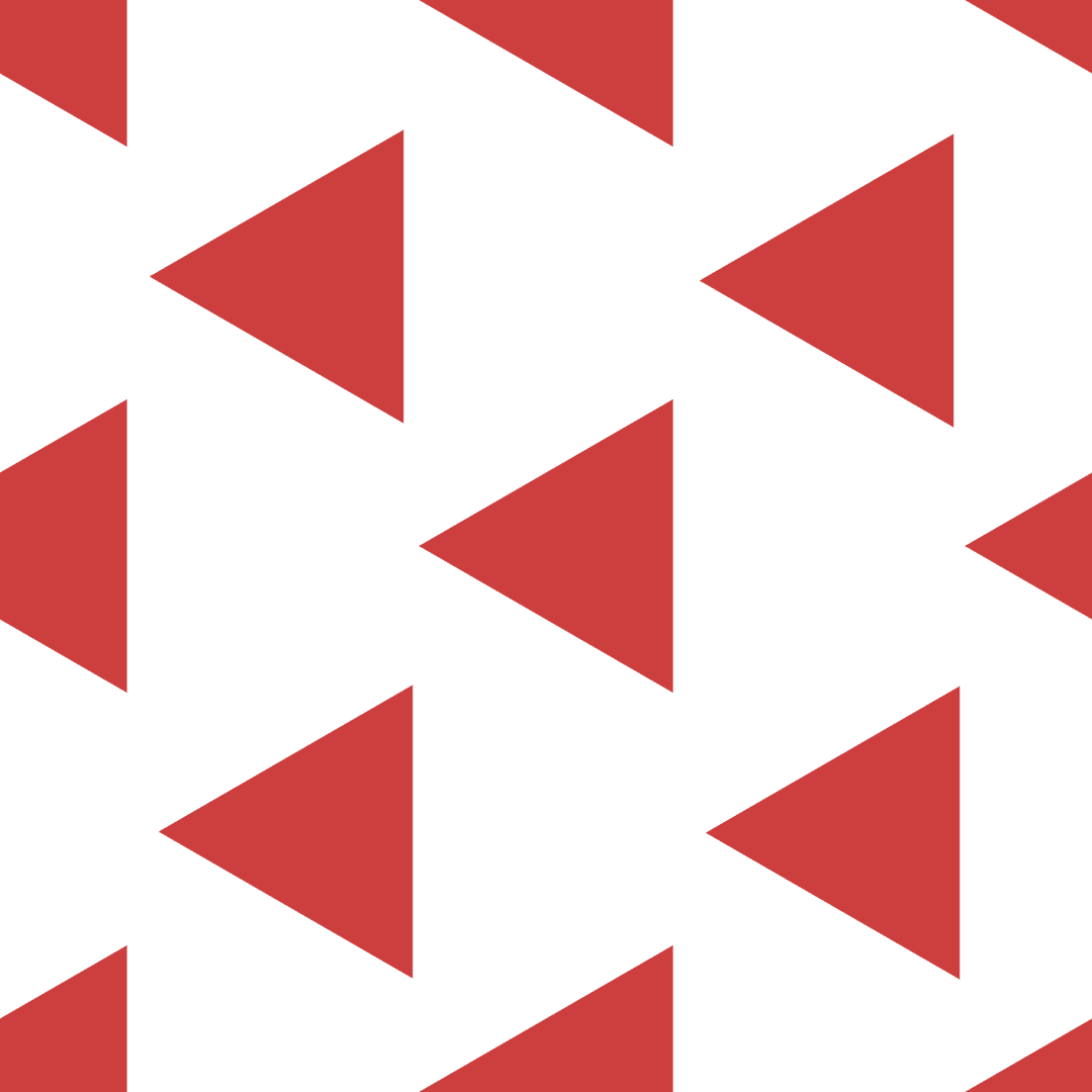 Abstract Red Triangles on Transparent Background Vector Illustration