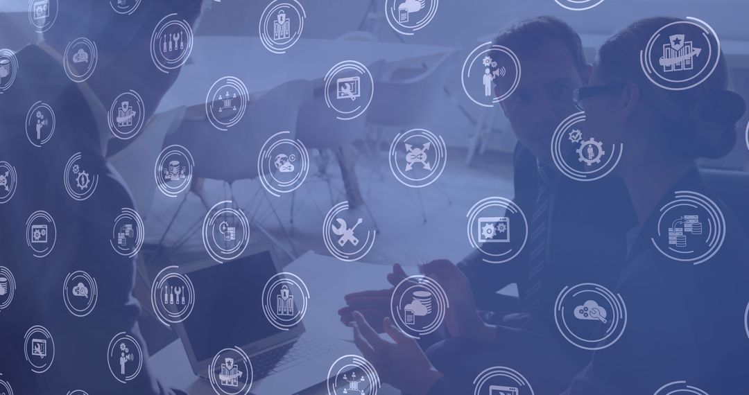 Innovative Technology Networking in Business Meeting