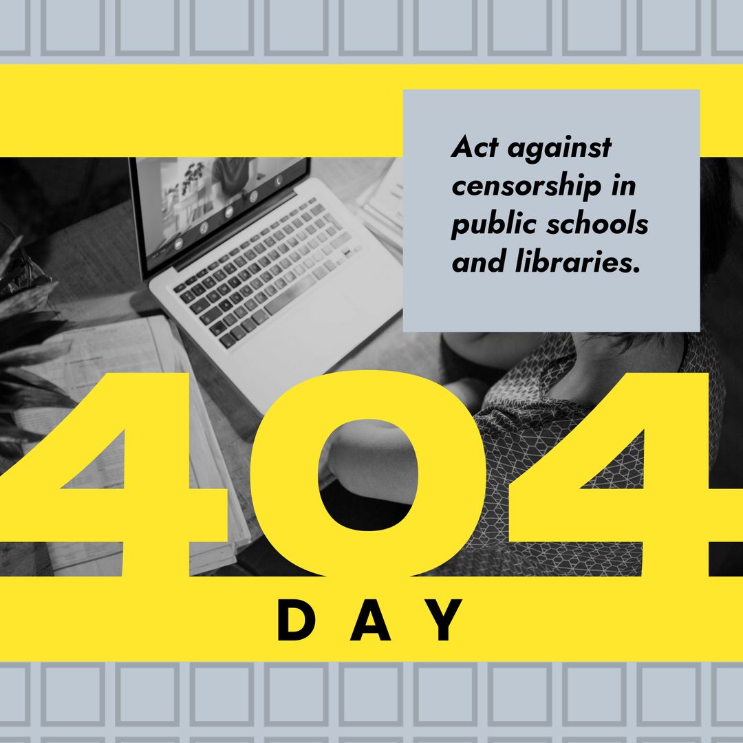 Promoting Awareness of Banned Books on 404 Day - Download Free Stock Templates Pikwizard.com