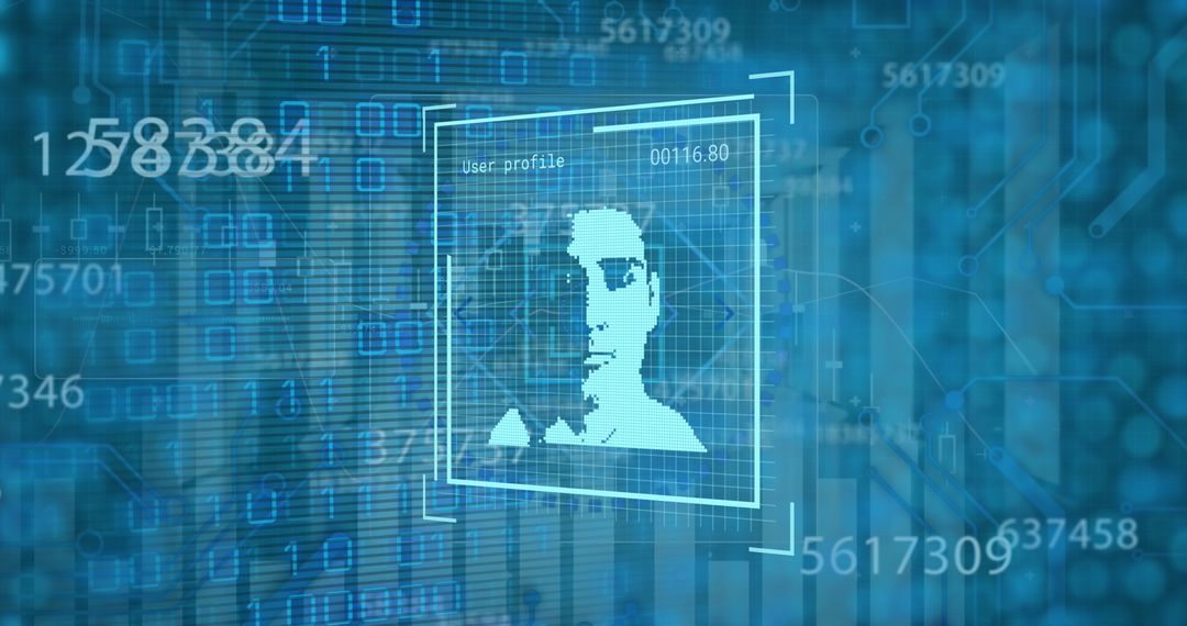 Digital Data Processing Technology Concept