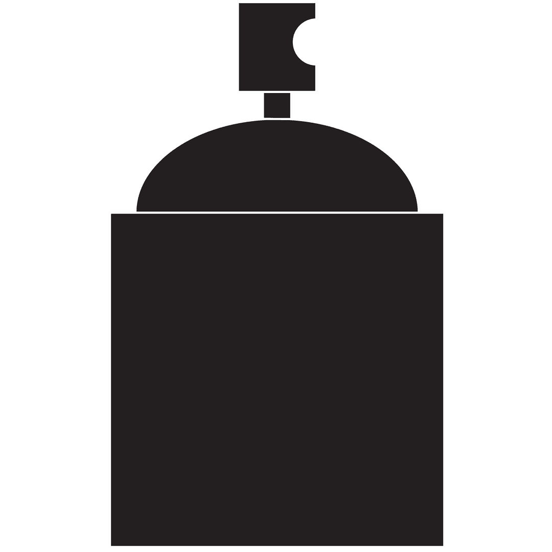 Silhouette Spray Paint Can Transparent Vector Illustration - Download Free Stock Images Pikwizard.com