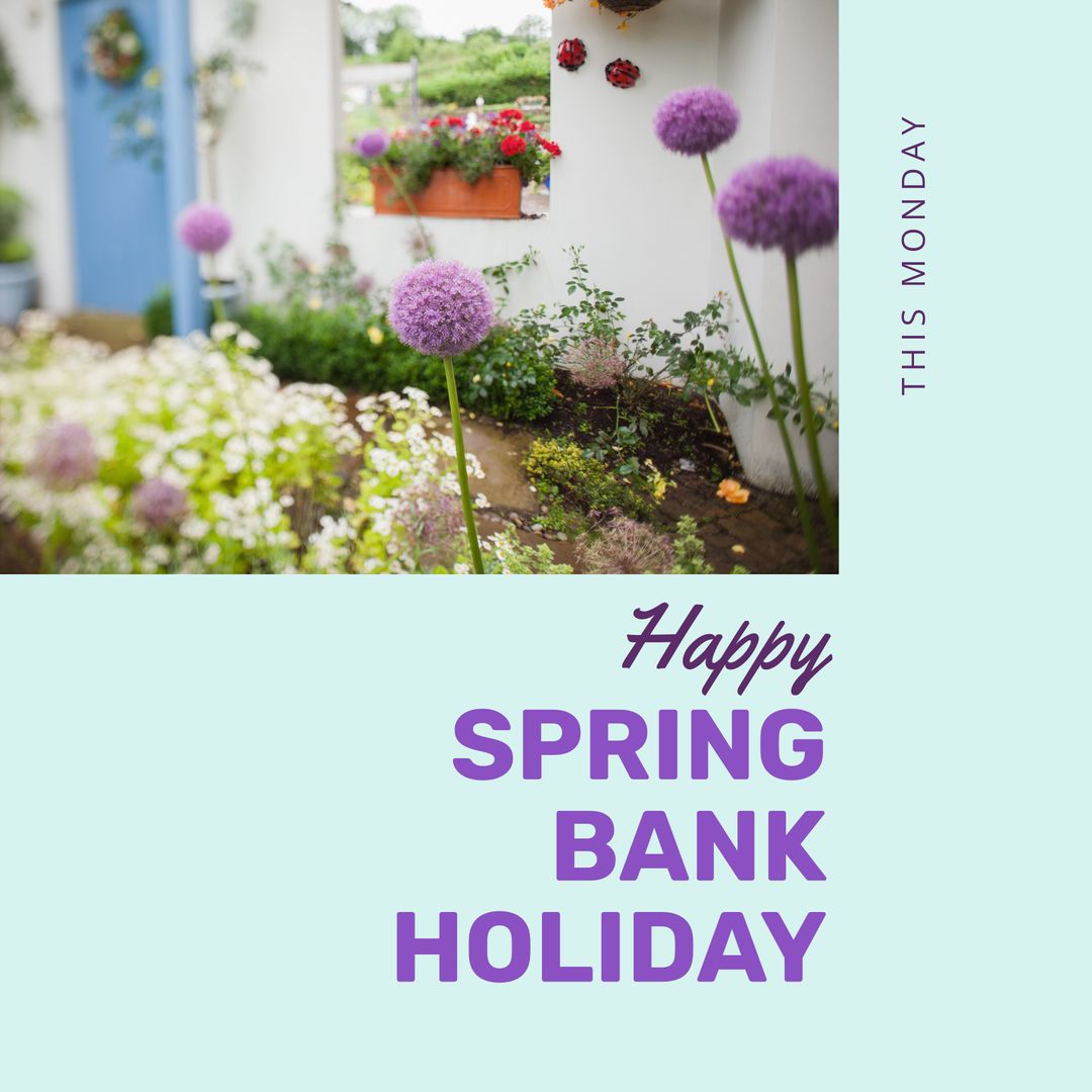 Celebrating Spring Bank Holiday with Blooming Flowers