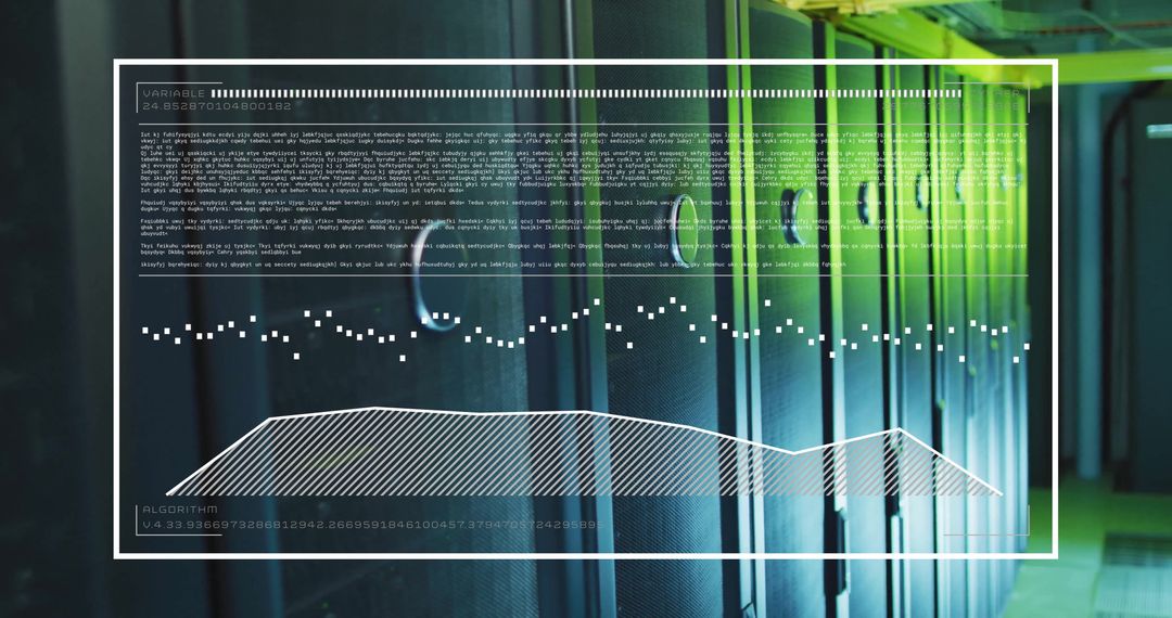 Data Analytics Overlay on Server Racks in Data Center