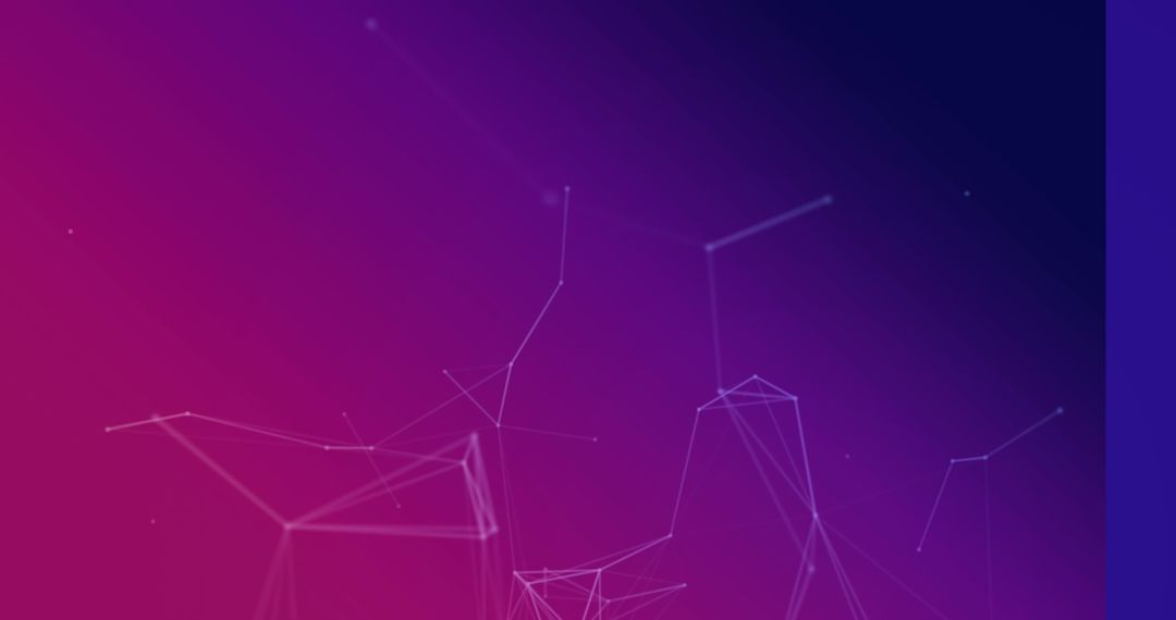 Digital Network Connections in Gradient Background