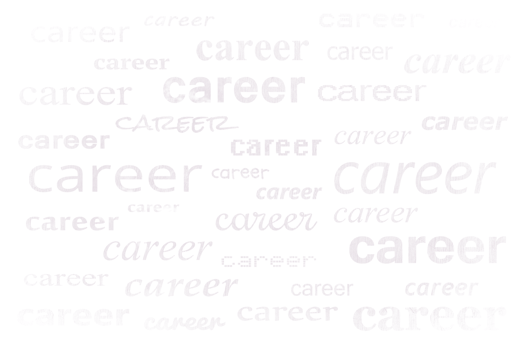 Repeated Career Text on Transparent Background for Design Projects