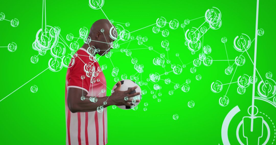 Futuristic Sports Analytics with Network Overlay and Soccer Player