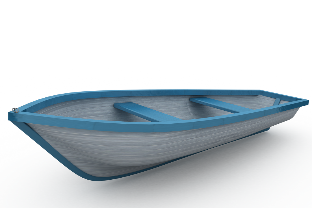 Classic Blue and White Fishing Boat Transparent Background - Download Free Stock Images Pikwizard.com