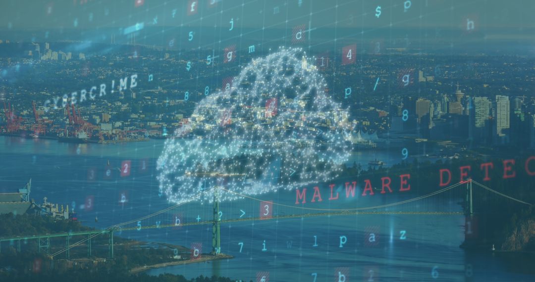 Cloud Computing Security Over Cityscape