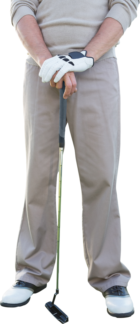 Caucasian Golfer Holding Golf Club Transparent Background - Download Free Stock Images Pikwizard.com