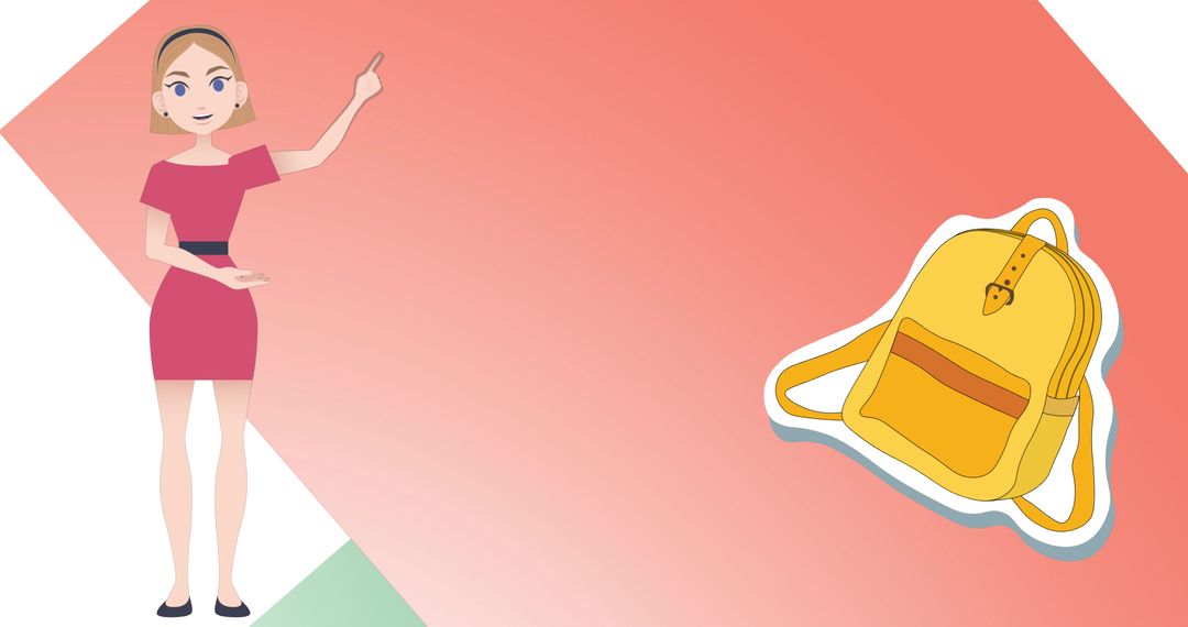 Mentor Discussing Educational Growth with School Supplies Icon