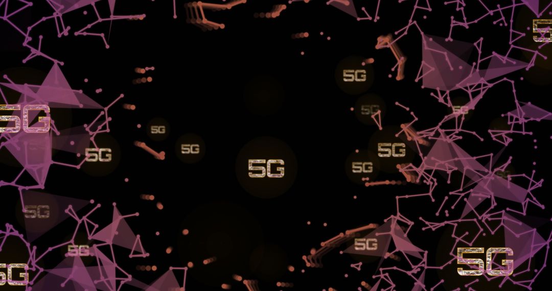 Digital 5G Network with Abstract Geometric Connections