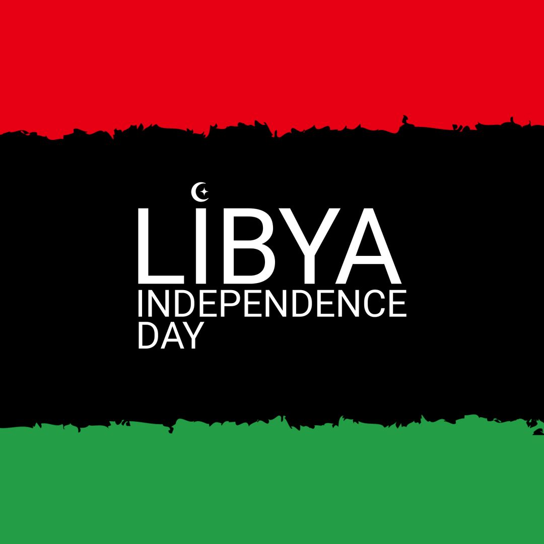 Libya Independence Day Celebration Digital Design