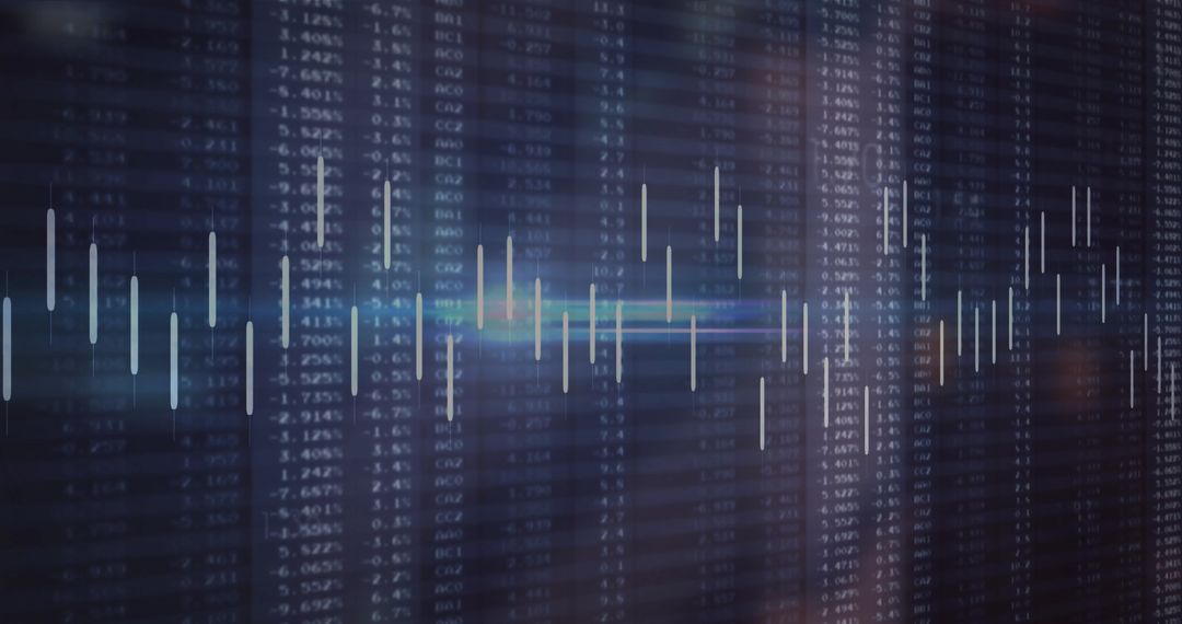 Digital Data Processing Concept with Server Background