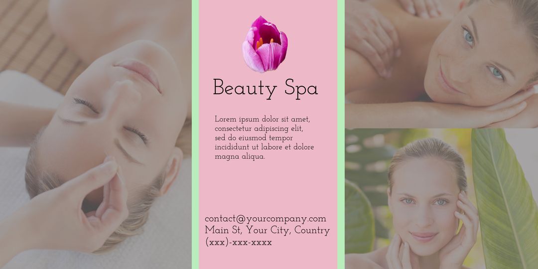 Serene Spa Promotion for Wellness Services and Relaxation