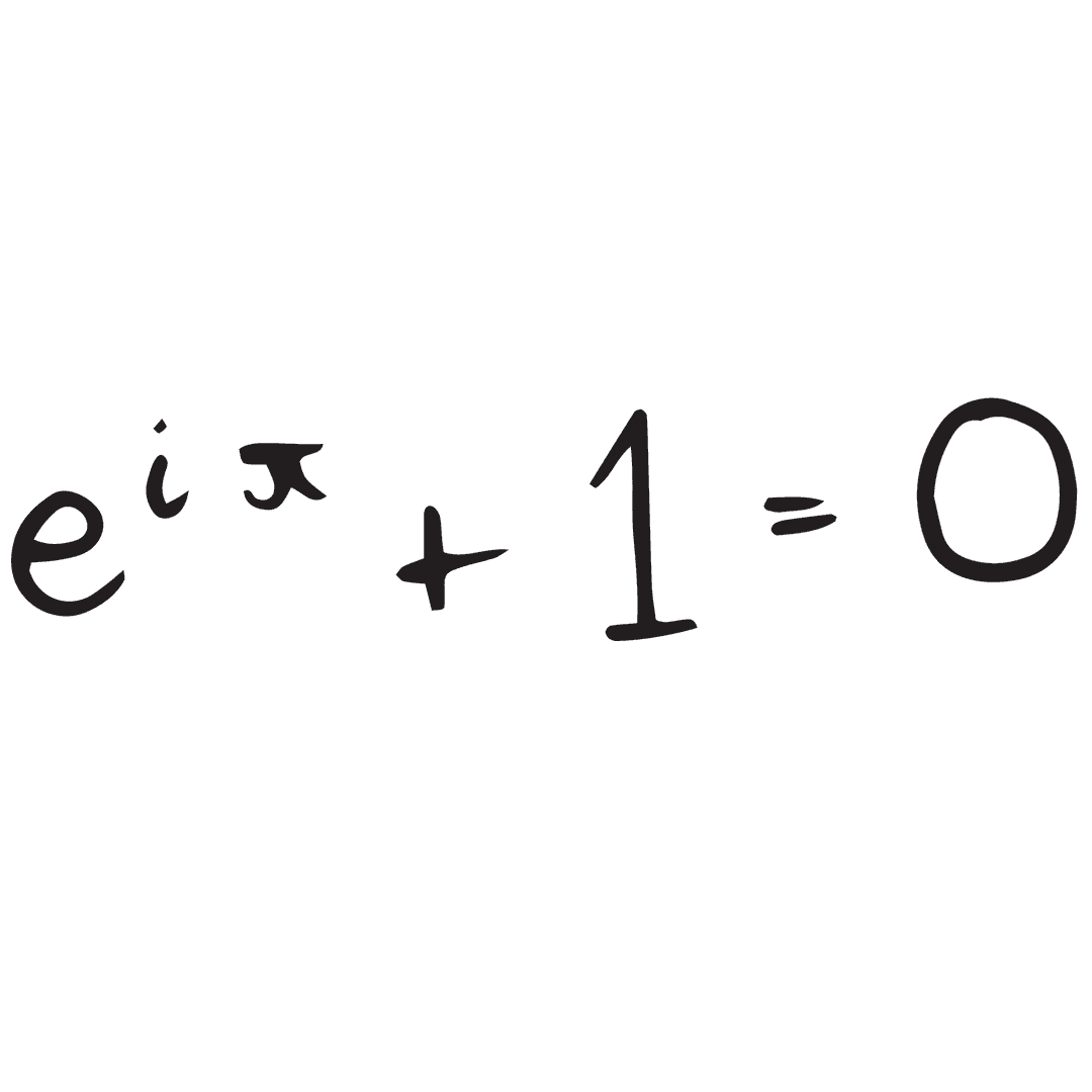 Euler's Identity Transparent Background Mathematical Expression - Download Free Stock Images Pikwizard.com