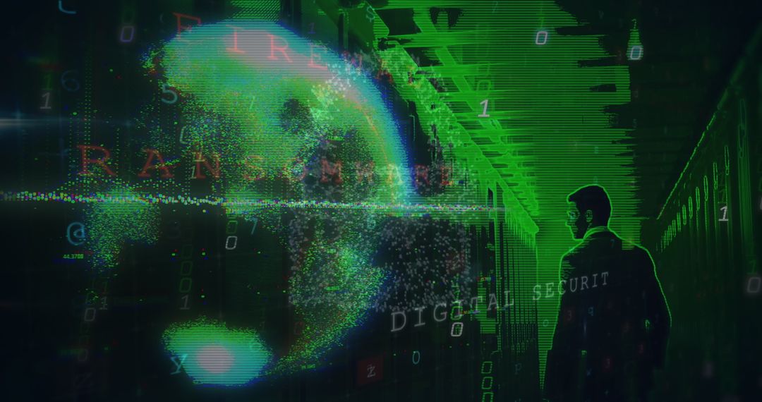 global cybersecurity threats: binary codes and data protection - Free Images, Stock Photos and Pictures on Pikwizard.com