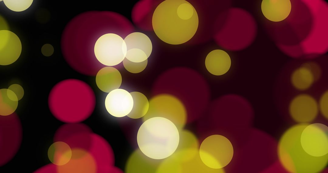 Festive Bokeh with Vibrant Red and Green Lights