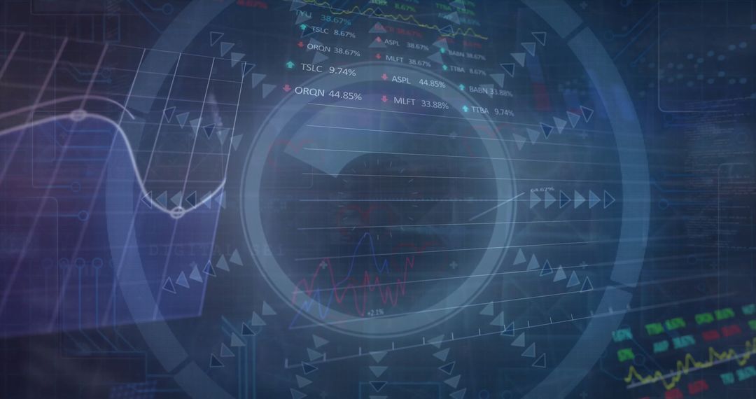 Scope Scanning and Data Processing Over Dark Background