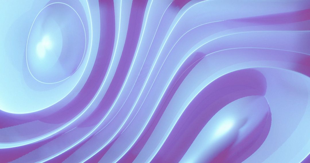 Futuristic 3D Grooved Abstract Design in Soothing Blue