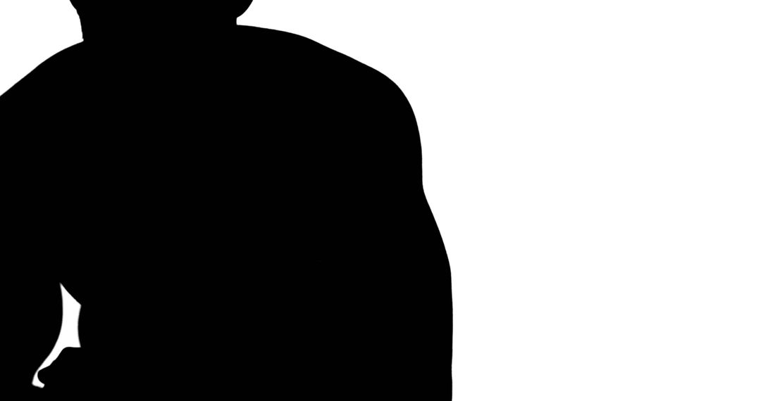 Mysterious Silhouette of Male Figure - Free Images, Stock Photos and Pictures on Pikwizard.com