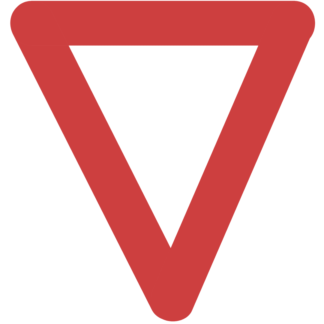 red inverted triangle on transparent background illustration - Download Free Stock Images Pikwizard.com