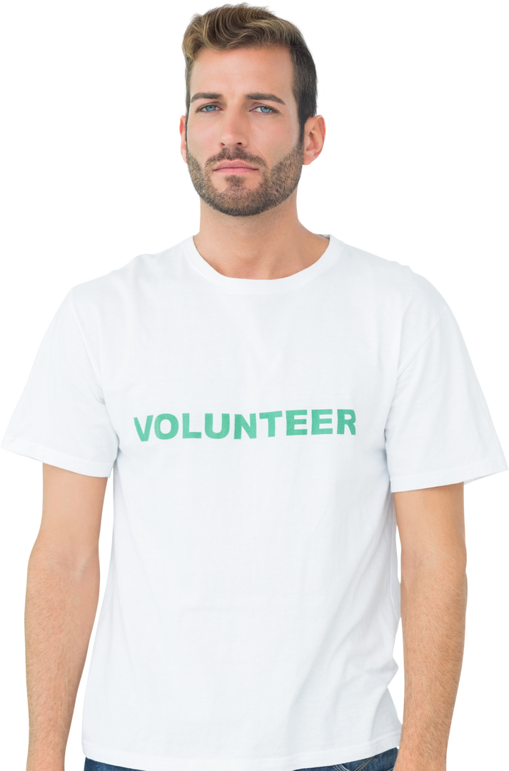 Transparent Background Portrait of Young Male Volunteer - Download Free Stock Images Pikwizard.com