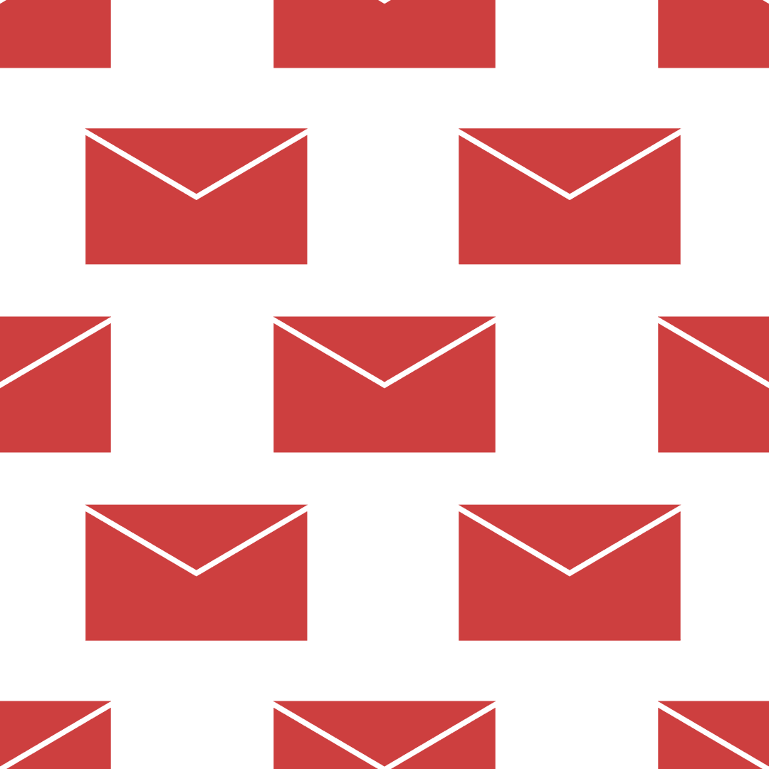 Red Envelopes Pattern on Transparent Background for Digital Designs