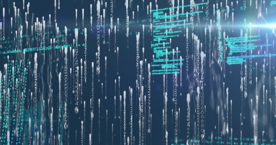 Digital Data Streams Flowing in Virtual Space - Free Images, Stock Photos and Pictures on Pikwizard.com