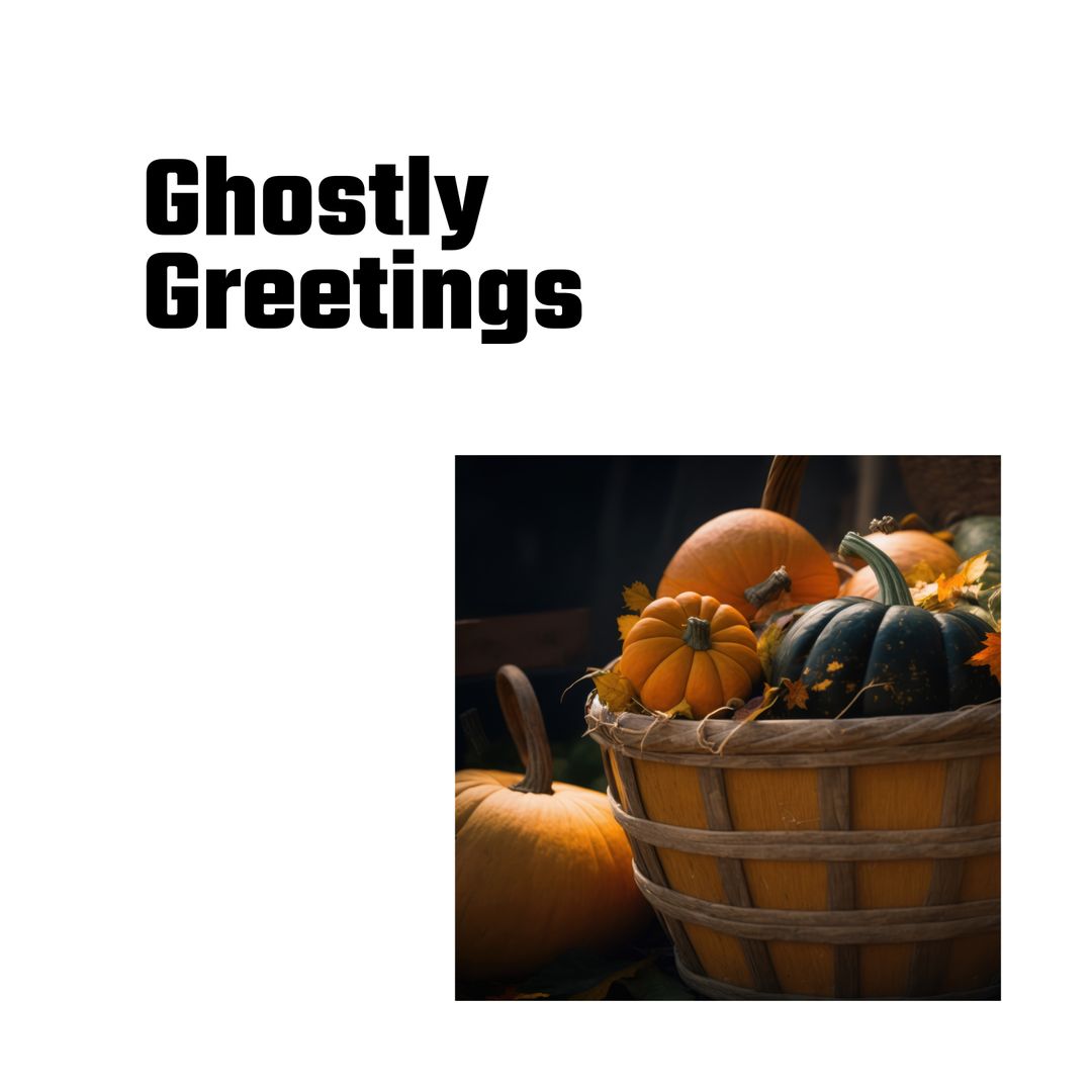 Festive Halloween Decoration with Colorful Pumpkins