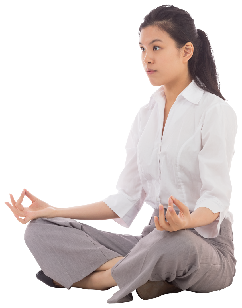 Transparent Meditation Balance Busy Office Life - Download Free Stock Images Pikwizard.com