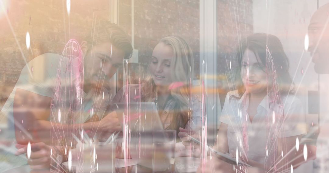 Digital Networking Overlay on Business Team Collaboration