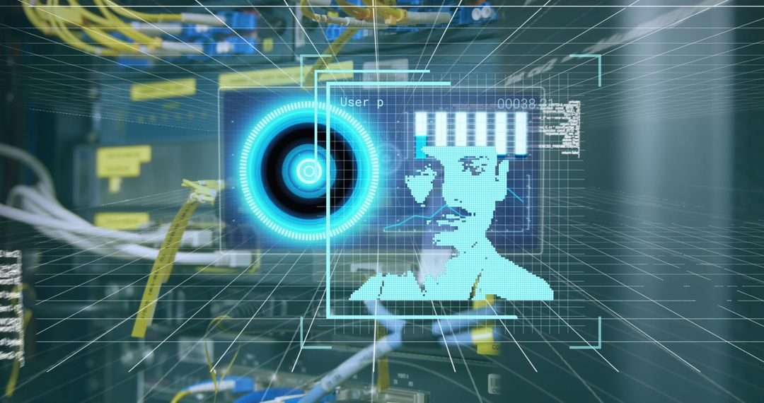 Biometric Digital Interface with Data Scanning Overlay