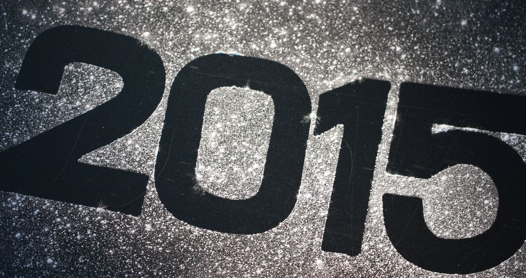 2015 New Year Celebration with Sparkling Glitter Background - Free Images, Stock Photos and Pictures on Pikwizard.com