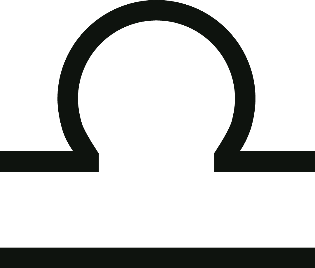 Transparent Libra Zodiac Sign Vector Illustration