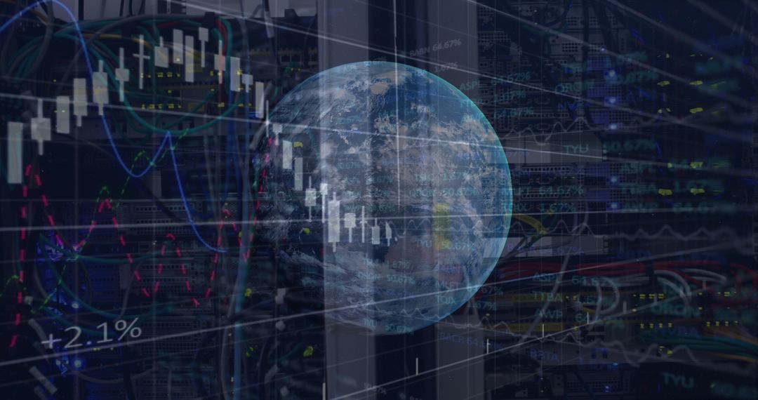 Global Data Analytics and Cloud Computing Concept