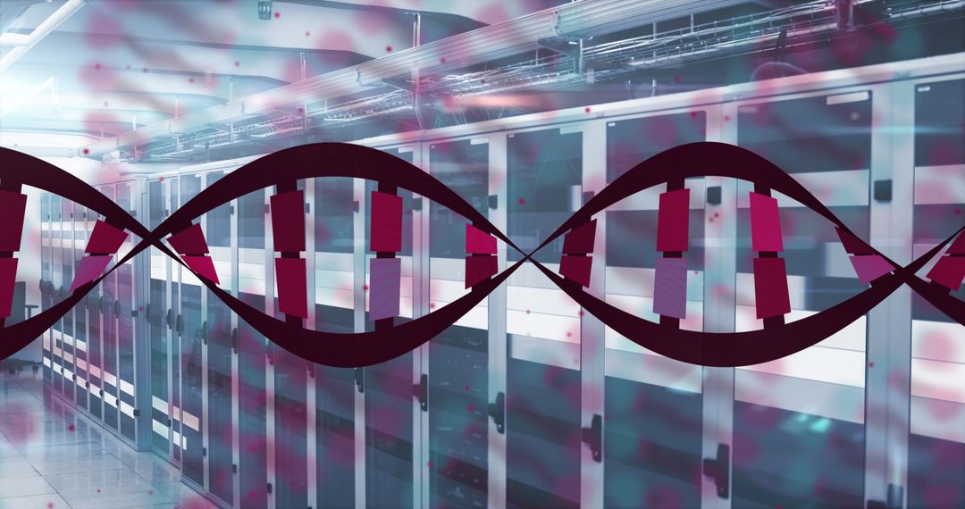 Medical Data Processing Technology in Server Room Concept