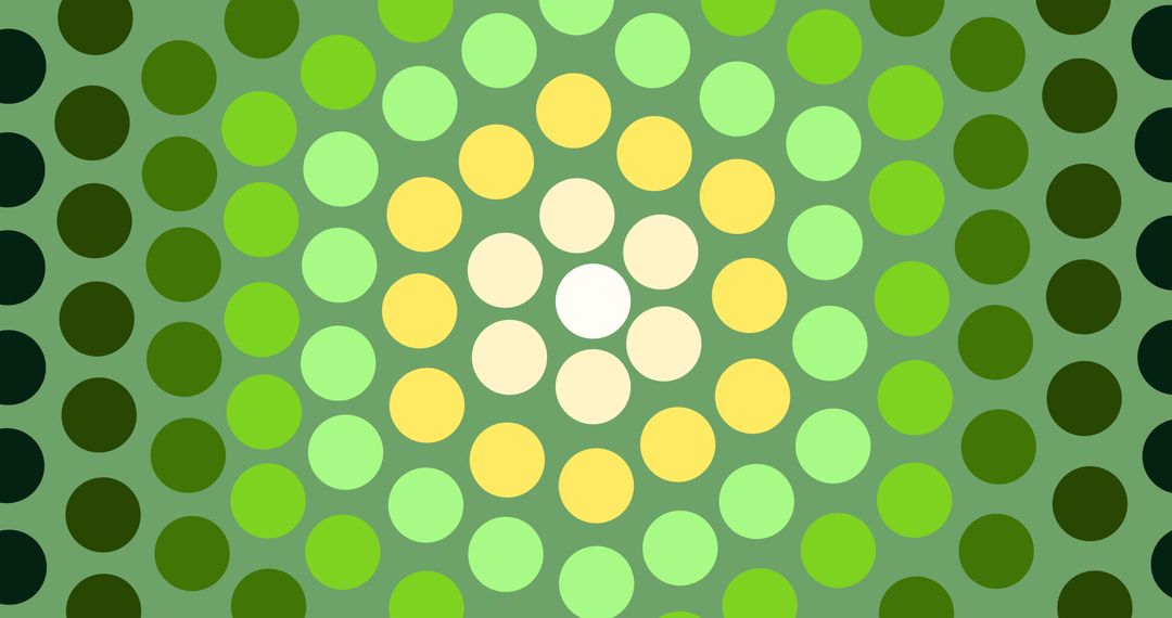 Illustrative image of multicolored dots against green background, copy space - Free Images, Stock Photos and Pictures on Pikwizard.com