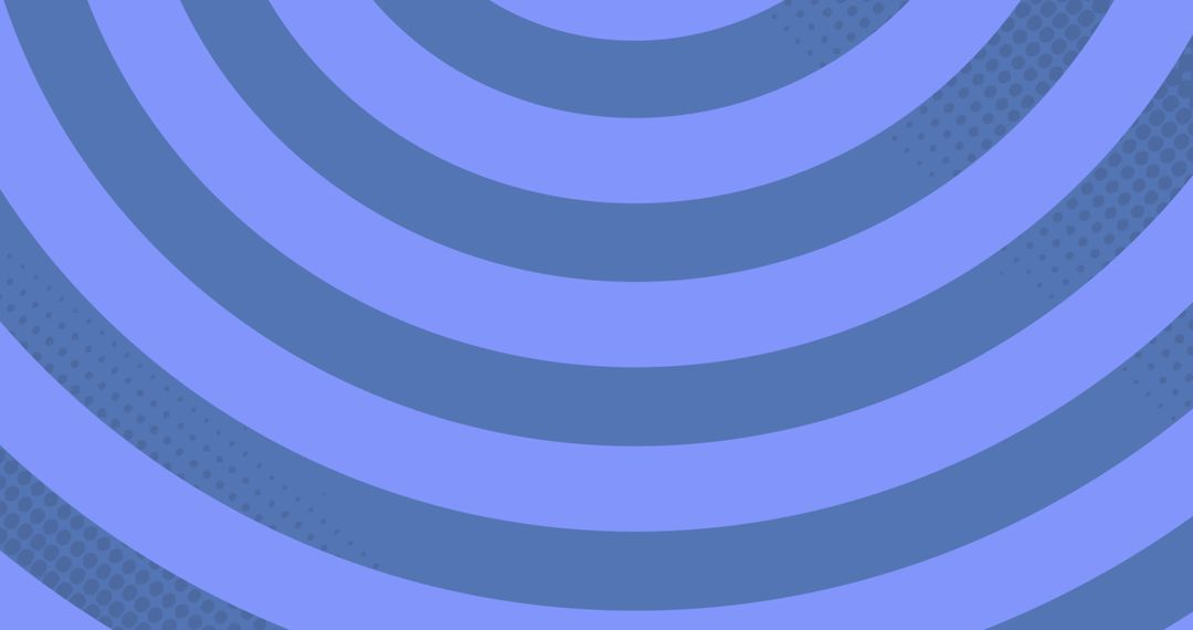 Rotating White Circles Pattern on Blue Background