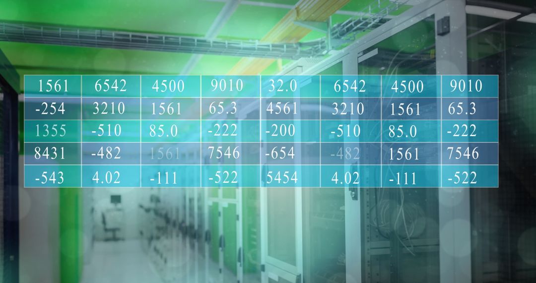 Statistical Data Overlay in Modern Server Room Environment